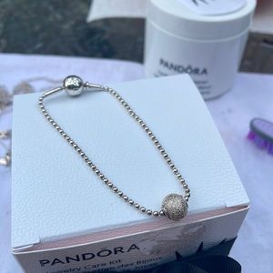 Pandora Essence Bracelet with “Wisdom” charm. 19cm